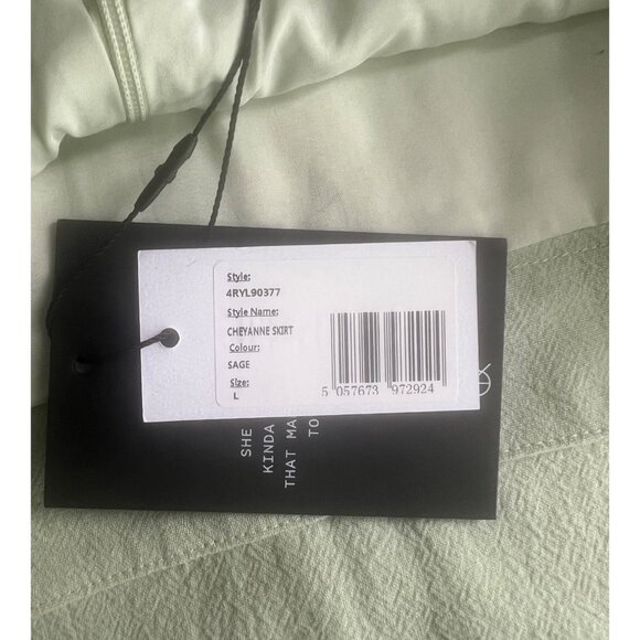 Anthropologie 4Th & Reckless Cheyanne Skirt Textured Midi Pencil Style Large - Picture 10 of 12